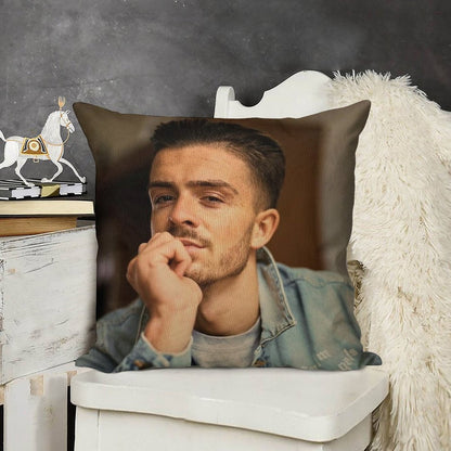 Jack G. Linen Throw Pillow Cover