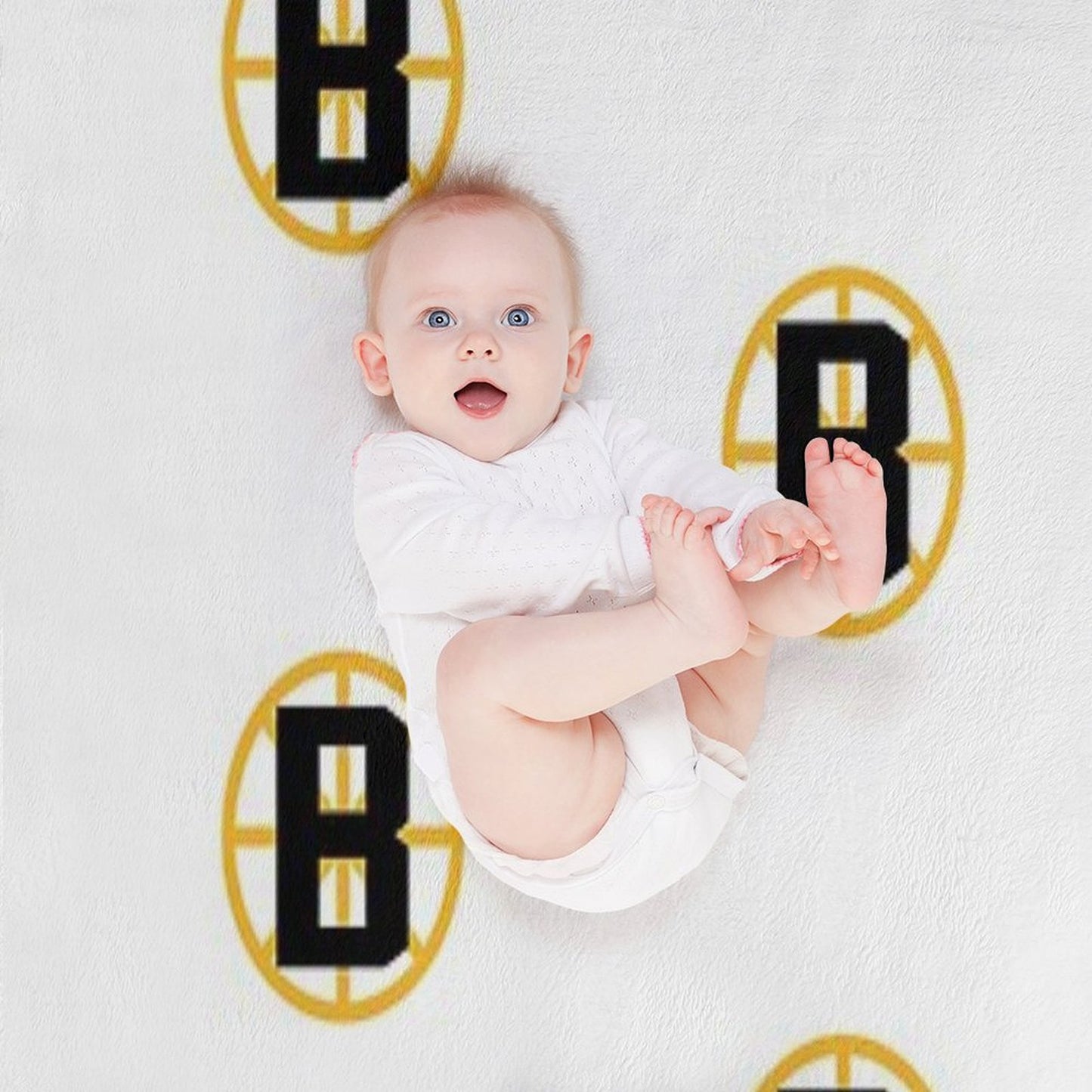 Boston Hockey Throw Blanket