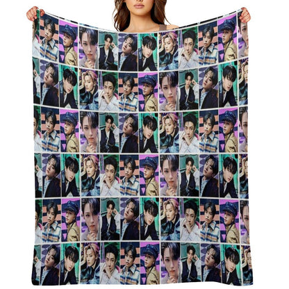 Stray Kids The Sound Skz Skzoo Stay Felix Bang Chan Hyunjin Lee Know Changbin I.N. Seungmin Han Throw Blanket