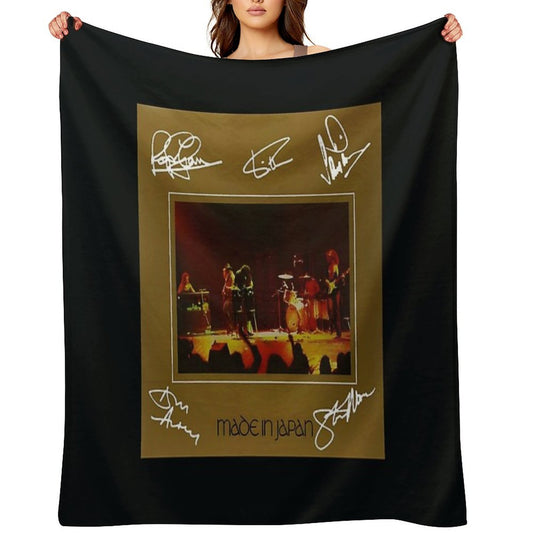 Made in Japan Album Performances Throw Blanket