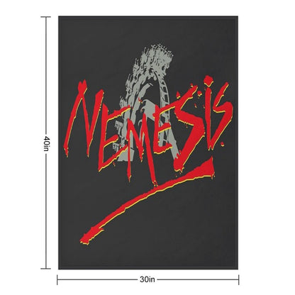 Nemesis Logo WLoop Throw Blanket