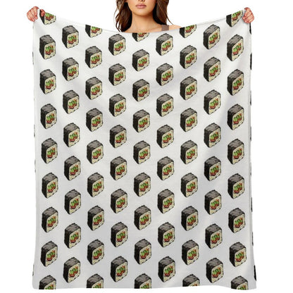 Sushi Illustration Throw Blanket