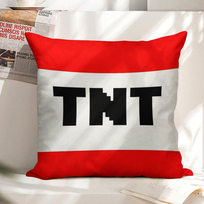 TNT Linen Throw Pillow Cover