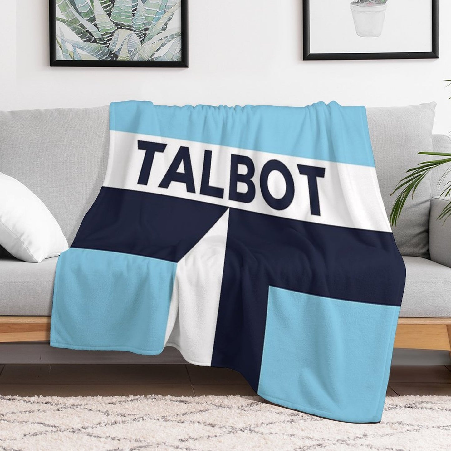 Coventry City Classic Kit 1981 - 1983 Throw Blanket