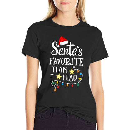 Santas Favorite Team Lead Christmas Manager - Team Leader  Breathable T-Shirt