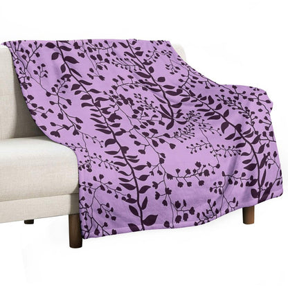 Bella Swan Lavender Freesia Throw Blanket