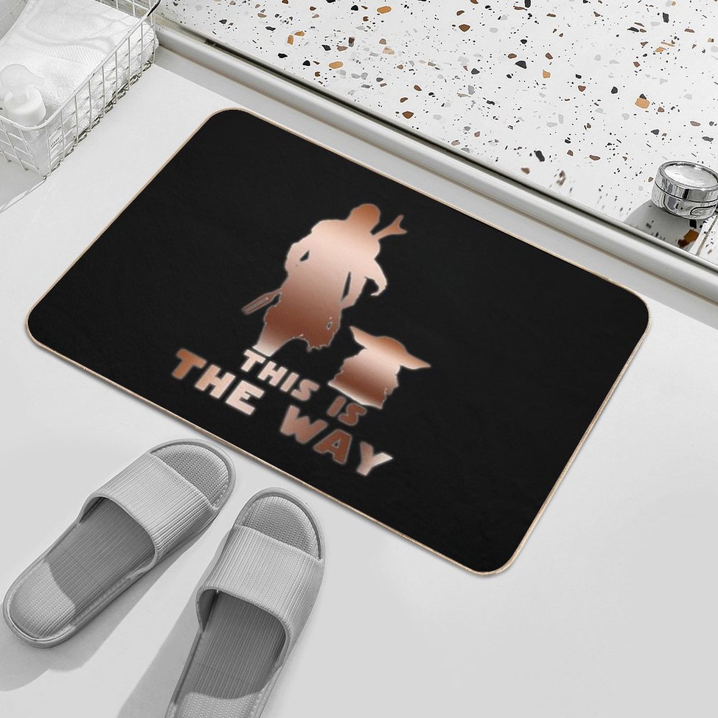 Mando (Variant) This Is The Way Bath Mat