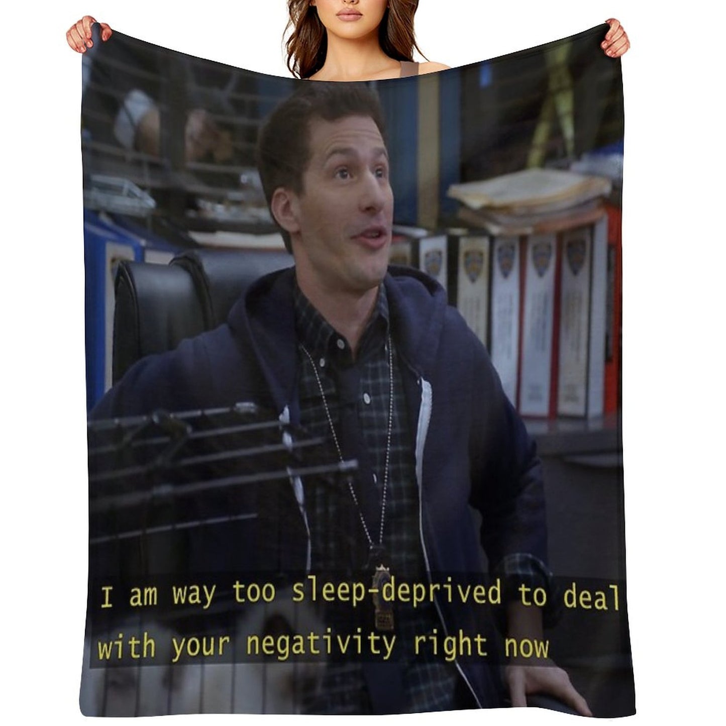 Jake Peralta Is Sleep Deprived Throw Blanket