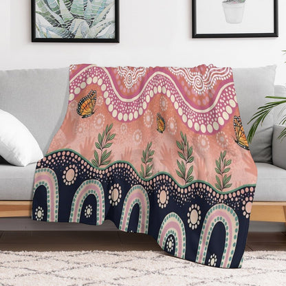 Butterfly Dreaming Throw Blanket
