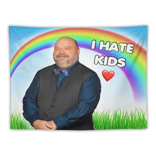 Bertram Endearment - I Hat Kids Tapestry