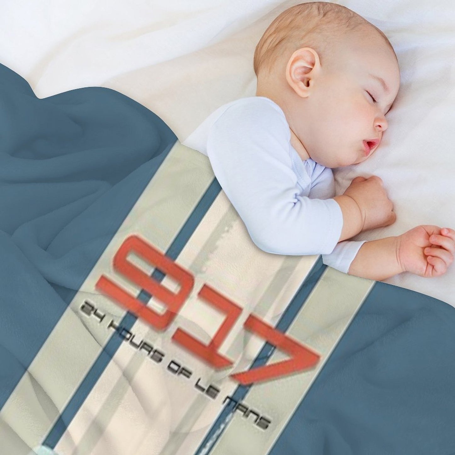 Porsche 917 24 Hours of Le Mans Race Car Throw Blanket