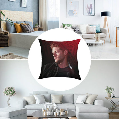 It's Where My Demons Hide Linen Throw Pillow Cover