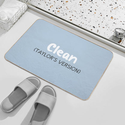 Clean Taylors Version Bath Mat