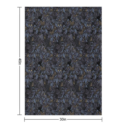 Fit In (moonlight Blue) Throw Blanket