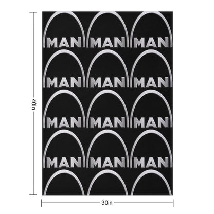 MAN Logo Throw Blanket