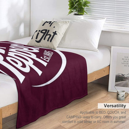 Dr Pepper Soda Throw Blanket