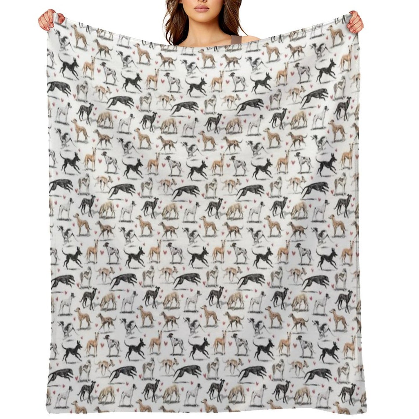 Greyhounds Throw Blanket