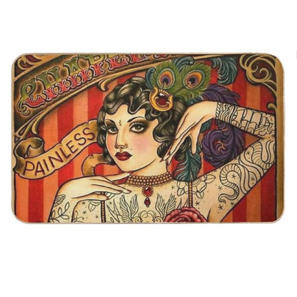 CHAPEL TATTOO; Vintage Body Advertising Art Bath Mat