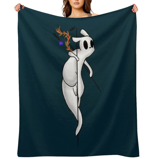 Slug Cat Rainworld Throw Blanket
