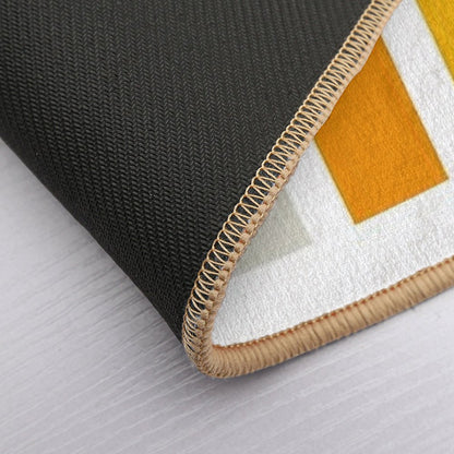 Mid- Century Modern  Happiness Bath Mat