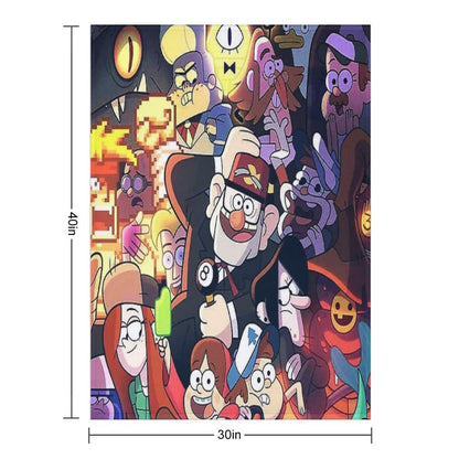 Gravity Falls Throw Blanket