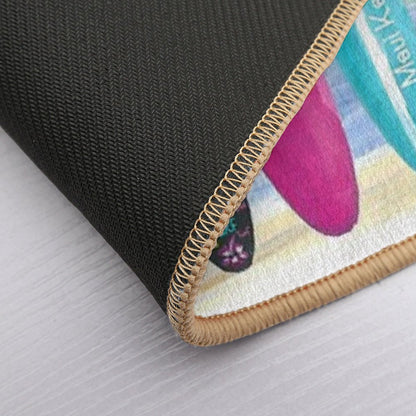 Surfboard Philosophy  - Enjoy Life, Travel And Surf - Surfboard Wall Bath Mat