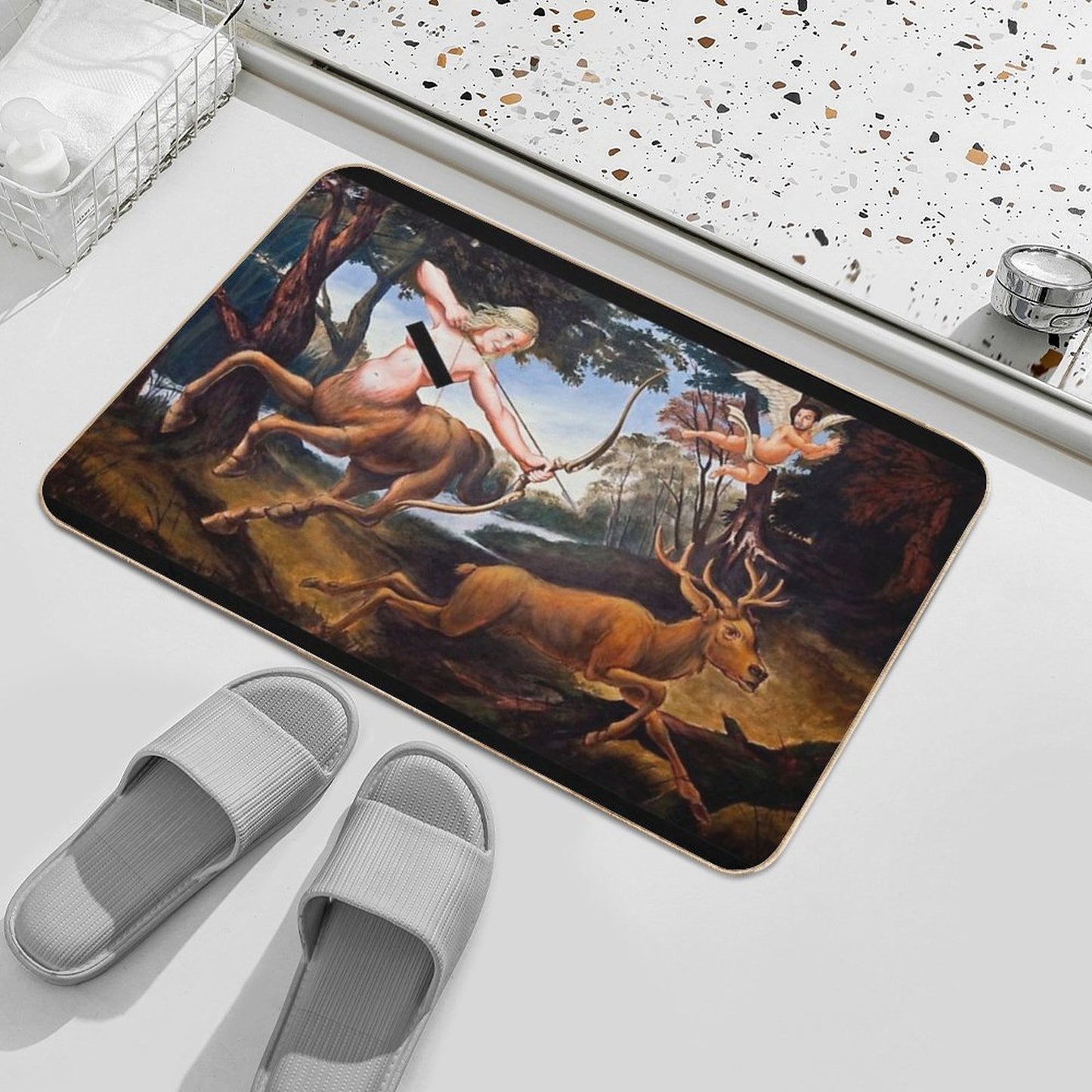 Leslie Knope, Goddess of The Hunt Bath Mat
