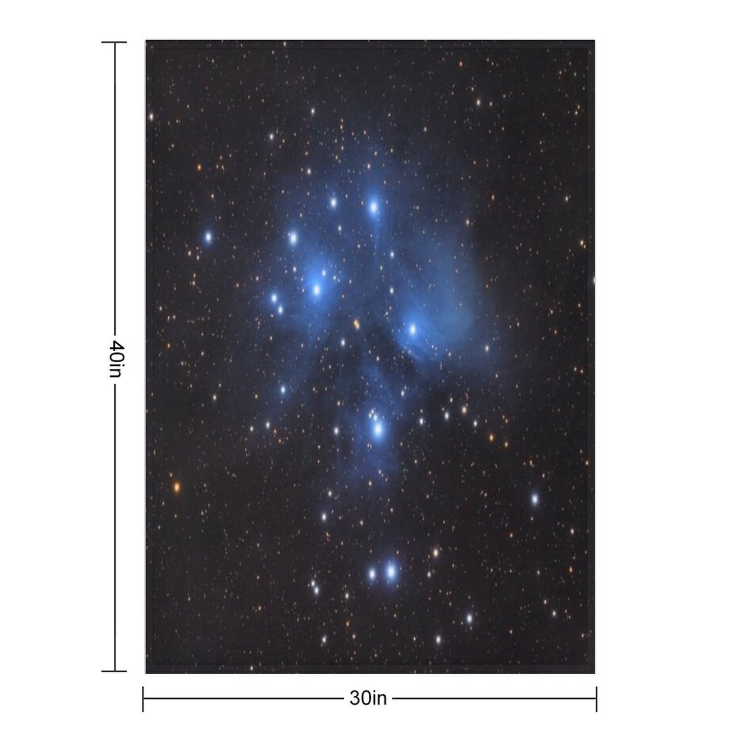 The Pleiades Throw Blanket