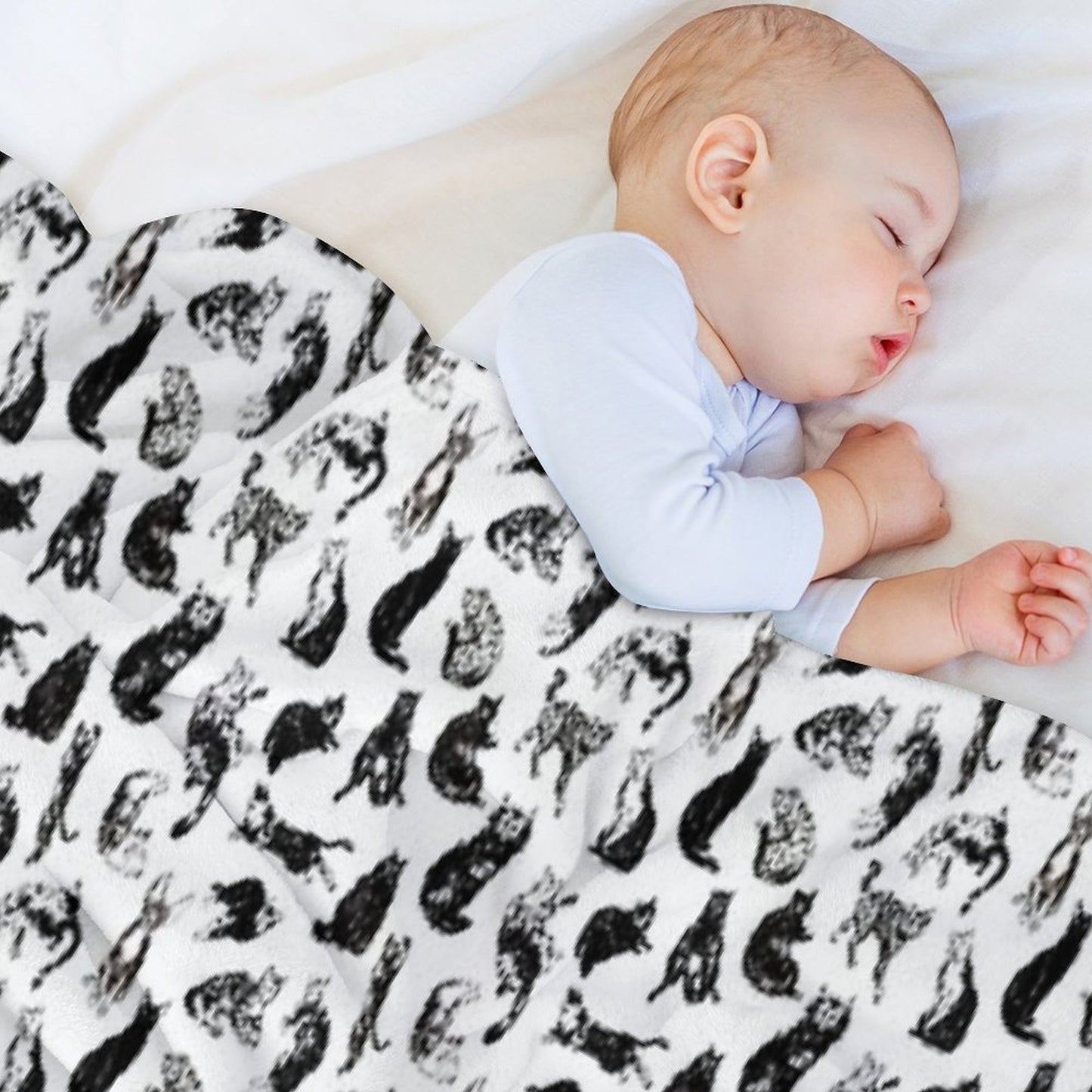 Kitty Kitty, Bang-bang! Throw Blanket