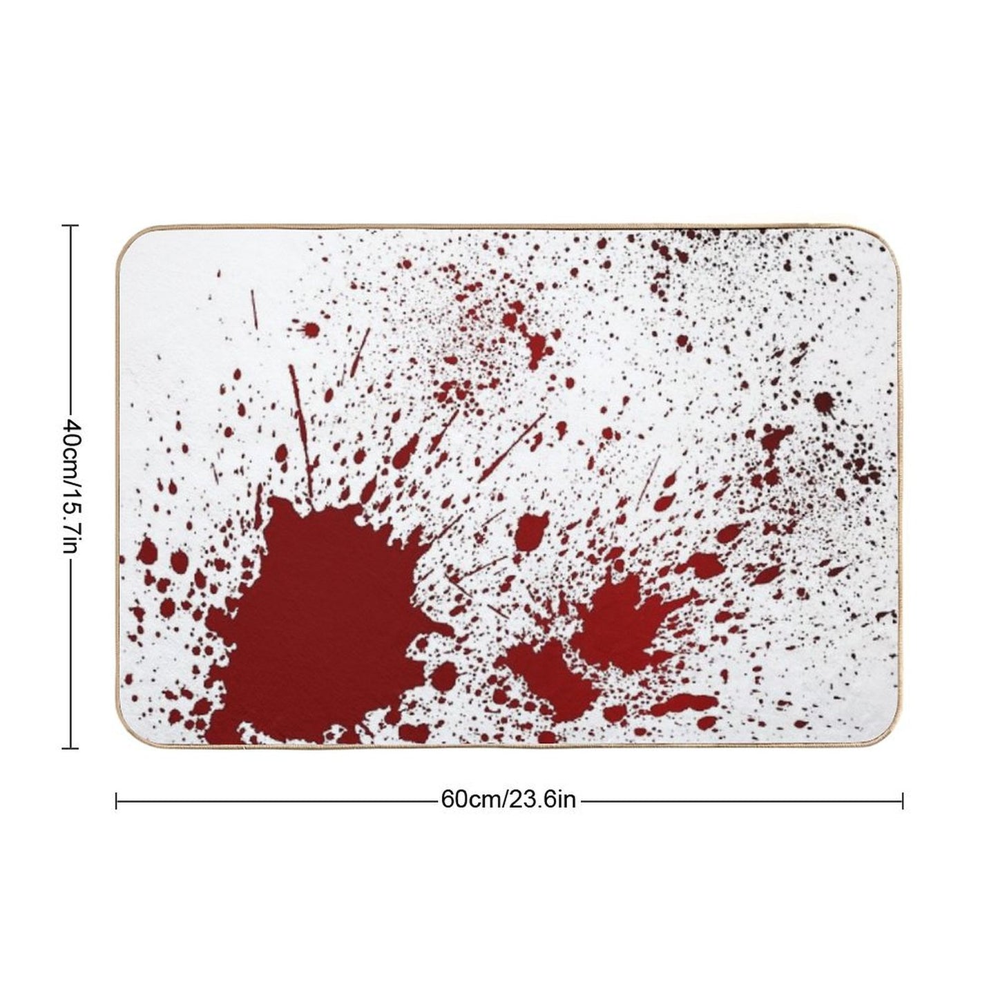 Blood Splatter Bath Mat