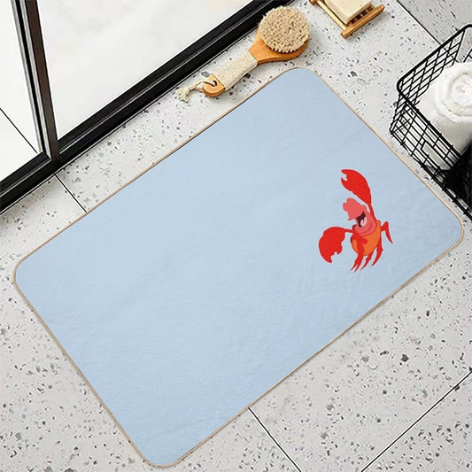 Red Crustacean Bath Mat