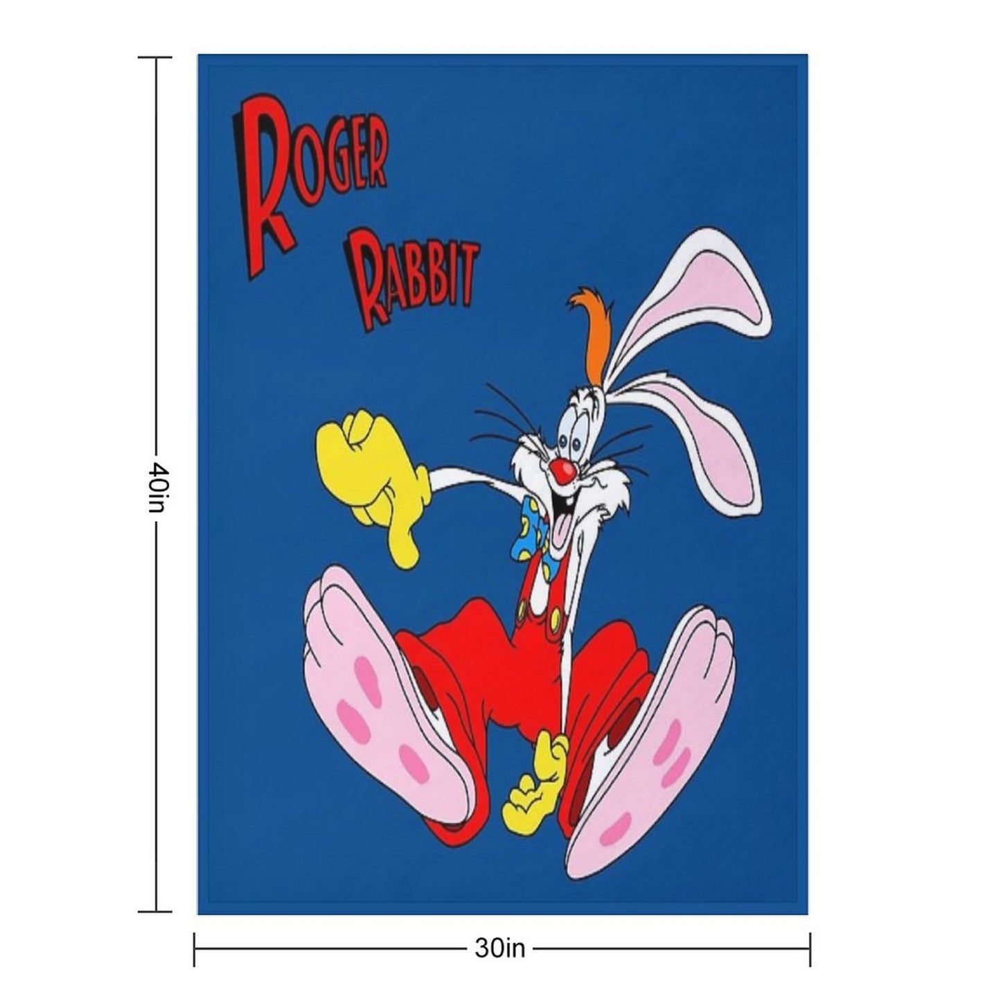 Roger Rabbit I Throw Blanket