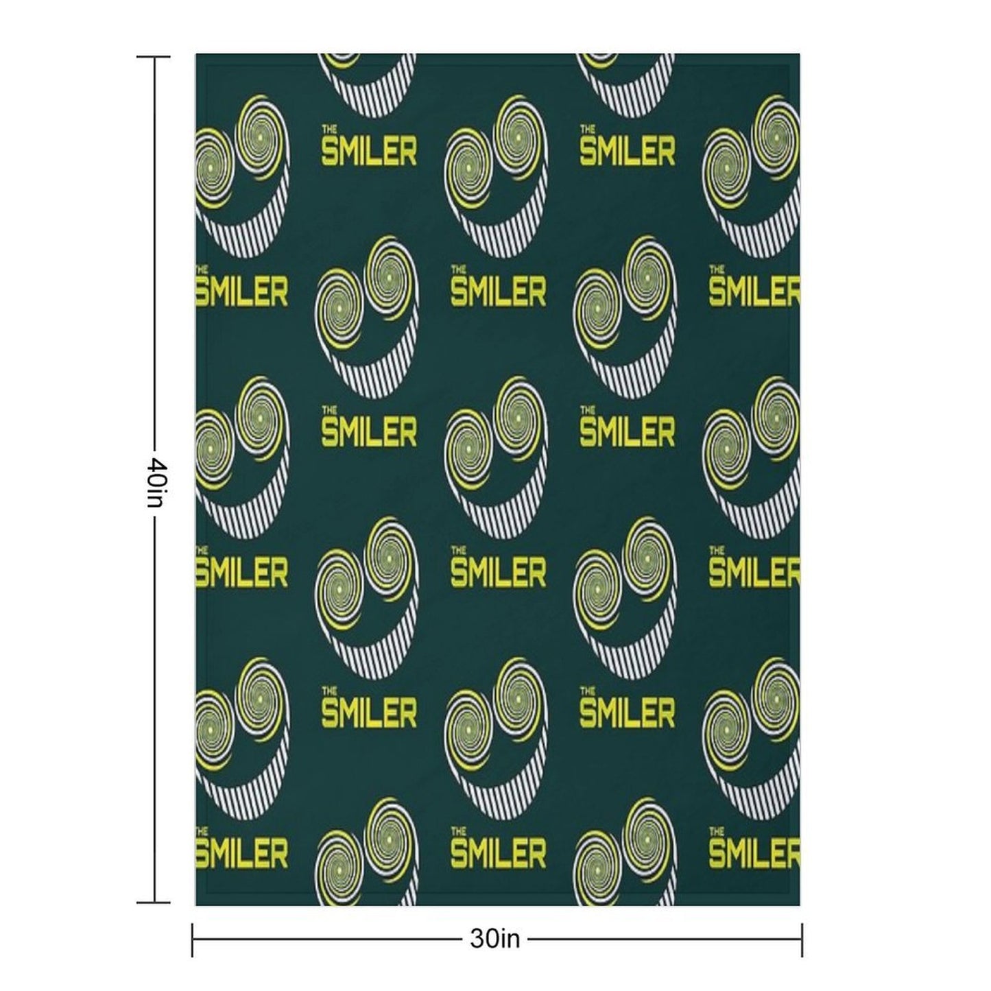 The Smiler Throw Blanket