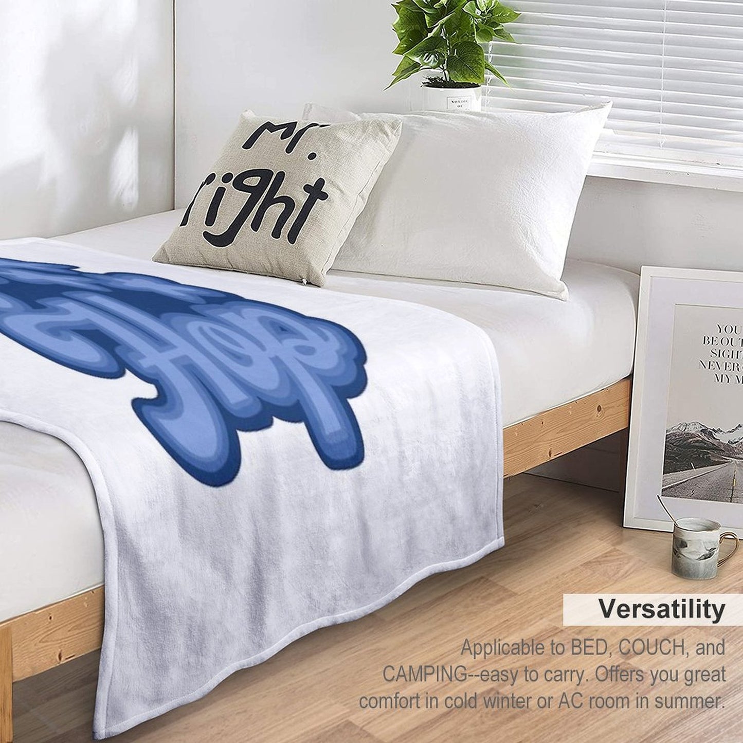 GO HOP Johns Hopkins Design Throw Blanket