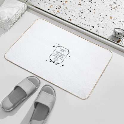 Dnd Intelligence Roll D20  Stain-Proof Bath Mat