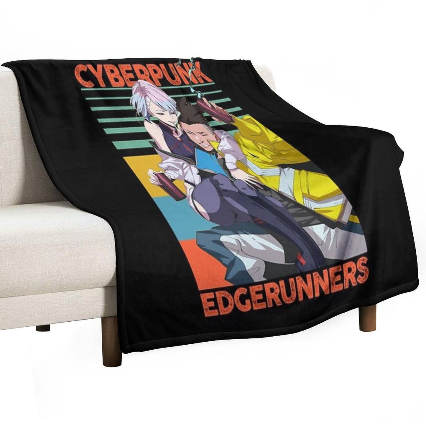 CYBERPUNK - EDGERUNNERS Throw Blanket