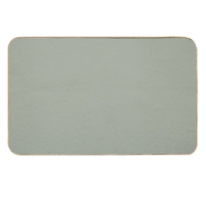 Desert Sage Grey Green Solid Color  Odorless Bath Mat