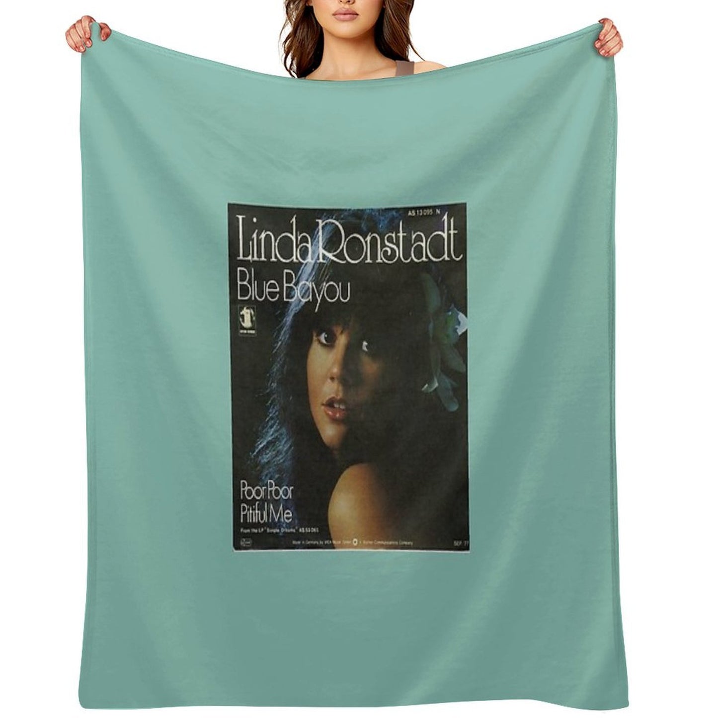 Linda Ronstadt Blue Bayou Throw Blanket
