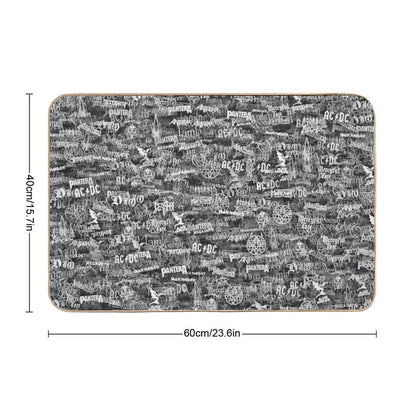 Heavy Metal Bands Bath Mat