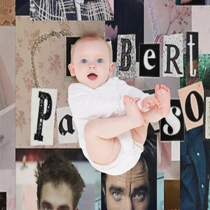 Robert Pattinson Photo Collage High Quality Throw Blanket