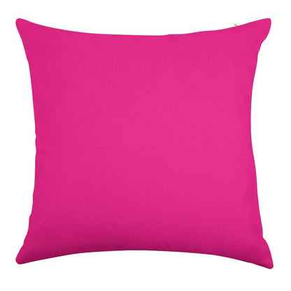 PLAIN SOLID DEEP PINK -100 PINK SHADES ON OZCUSHIONS ON ALL PRODUCTS Linen Throw Pillow Cover
