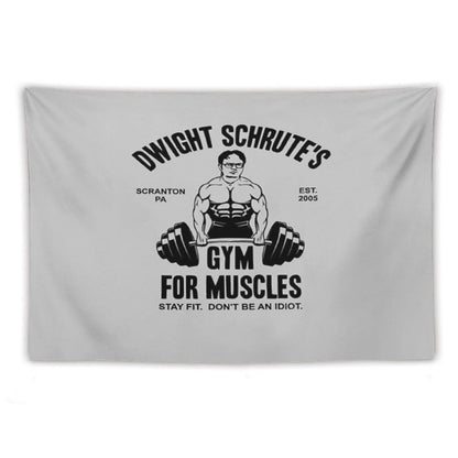 Dwight Schrute Gym For Muscles Tapestry