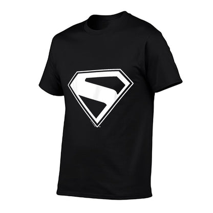 Superman (2025) Superman New Logo  Rolled Sleeves T-Shirt