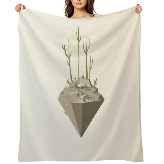 Piece of Desert Throw Blanket