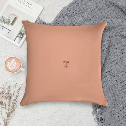 Nicolas Cage Face Soft Durable Construction Throw Pillow