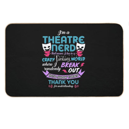 Theatre Nerd Funny Definition Bath Mat