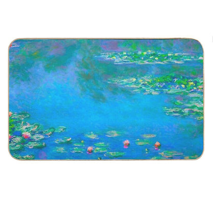 Claude Monet - Water Lilies,blue Water Lilies ,No.2, Bath Mat