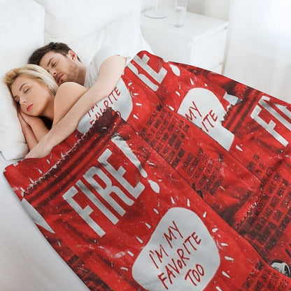 Taco Bell Fire Blanket Throw Blanket