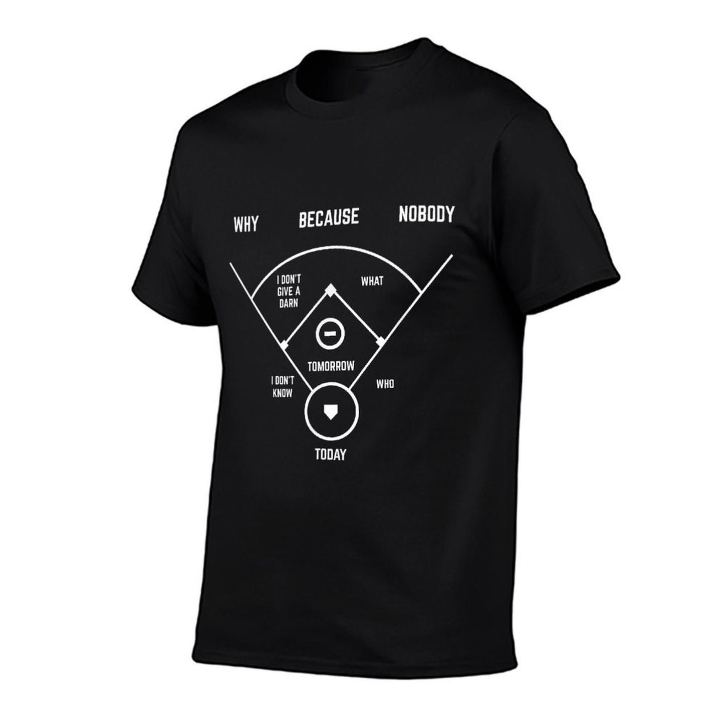 Funny Who&#39;s On First Baseball Vintage Joke Baseball Dad T-Shirt