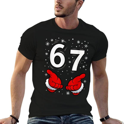 Funny Santa 6 7 Meme Six Seven Christmas 67 Italian Brainrot  Quick-drying T-Shirt